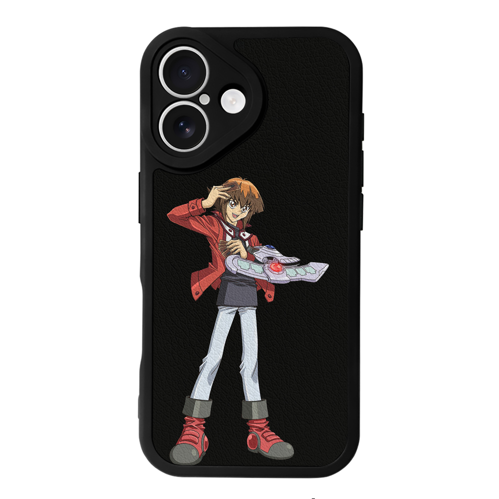遊☆戯☆王 Yu-Gi-Oh! 【iPhone 16シリーズ対応】シリコンスマホケース（レザー調） 材質：シリコン